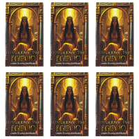 Kit 6 Tradicional Tarô Egípcio 78 Cartas Plastificadas