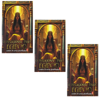Kit 3 Tradicional Tarô Egípcio 78 Cartas Plastificadas