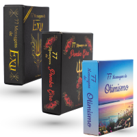 Kit 3 Box 77 Mensagens Cada | Pomba Gira, Exu & Otimismo