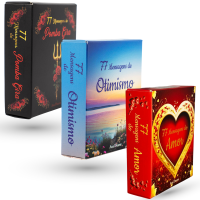 Kit 3 Box 77 Mensagens Cada | Pomba Gira, Otimismo & Amor