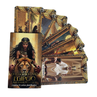 O Tradicional Tarô Egípcio Arcanos Maiores 22 Cartas Plast